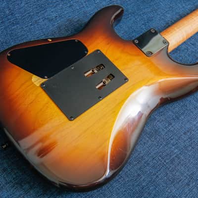 Music Works Super Strat - Jim Foote late 80-s Sunburst image 13