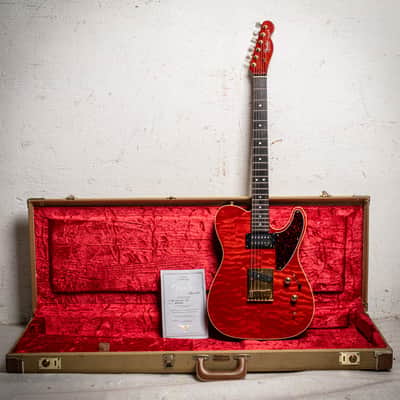 Fender Custom Shop Country Artist Telecaster 1995 - Red Flame Top image 2