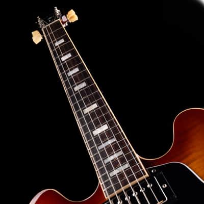 Pre-Owned 2022 Gibson ES-335 Figured Iced Tea with OHSC image 8