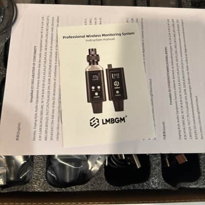 LGBGM A9 6-Pack UHF Wireless In-Ear Headphone Monitor System - Black - BRAND NEW image 5