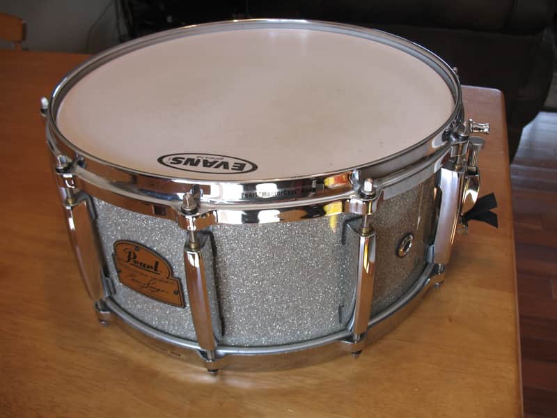 Pearl ES1465 14x6.5" Eric Singer Signature 10-Ply Maple Snare Drum image 1
