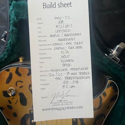 Knaggs Steve Stevens Signature SSC image 24