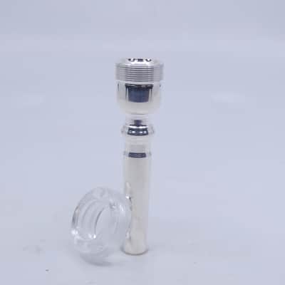 ACB TA1CS Trumpet Mouthpiece with a Clear Acrylic Rim - Silver/Acrylic image 2