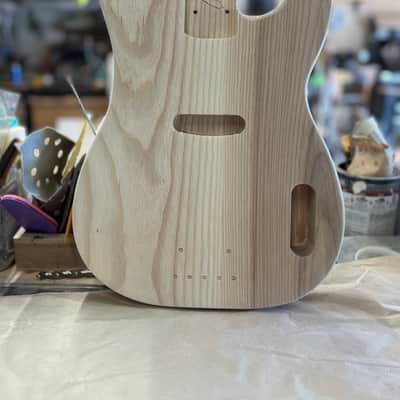 Madlad Instruments Ash  Vintage '51 Precision Bass PBass Style Body (custom made with pride in north Texas) - Unfinished image 1