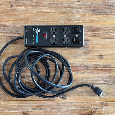 Furman SS-6B Pro Surge Supressor 6-Outlet Power Strip with 15' Cord 2010s - Black image 2