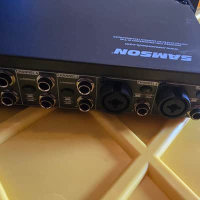 Samson SM10 Rack-Mounted 10-Channel Line Mixer 2010s - Black image 7