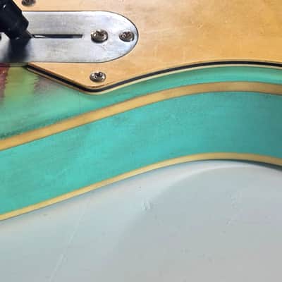 Custom Tele Style guitar,  Nitro, Aged, Alder, double Binding image 14