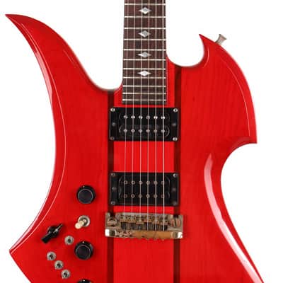 1982 B.C. Rich Mockingbird Left-Handed Cherry Red image 4