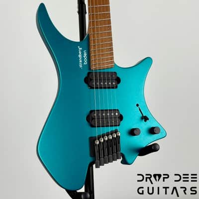 Strandberg Boden Standard N2.6 Multiscale Headless Electric Guitar w/ Bag - Transformative Teal Metallic image 3