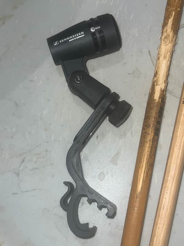 Sennheiser e604 Cardioid Dynamic Drum Microphone 1998 - Present - Black image 1