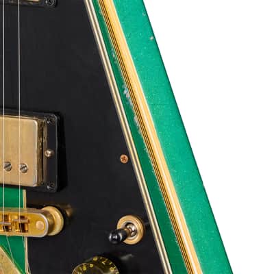 NEW! Gibson Custom Flying V Custom - Teal Sparkle Murphy Lab Heavy Aged - 2026 Custom Collection - Limited Edition - Authorized Dealer - Pre-Order image 14
