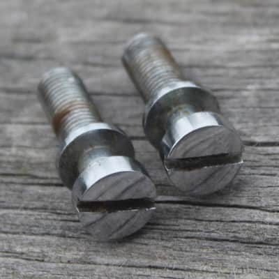 Vintage 1960's Gibson Tailpiece Studs Chrome Les Paul SG ES 1969 1971 1973 1970's image 3