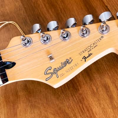 Rare Vintage 1993 MIJ Fender Squier Stratocaster Candy Apple Red Guitar! image 7