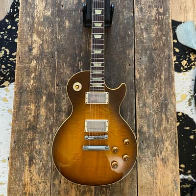 Gibson 1991 Les Paul Pre-Historic 1959 Reissue Yamano Order Honey Burst Flametop w/ OHSC & Yamano Docs R9 image 22