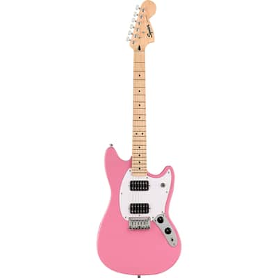 Squier by Fender Sonic Mustang Electric Guitar, Flash Pink image 7