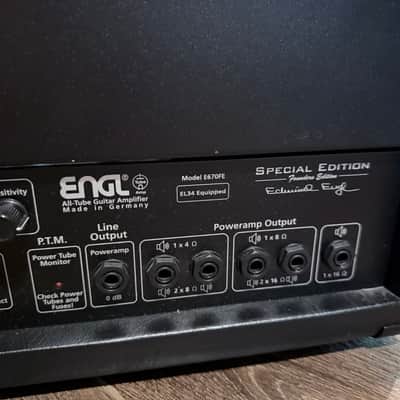 Engl E670FE EL34 Special Edition Founders Edition 5-Channel 100-Watt Guitar Amp Head 2023 - Present - Black image 6