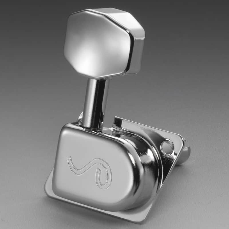 Schaller Germany F-Series 70's 6-In-Line Guitar Tuners/Machines - CHROME image 1