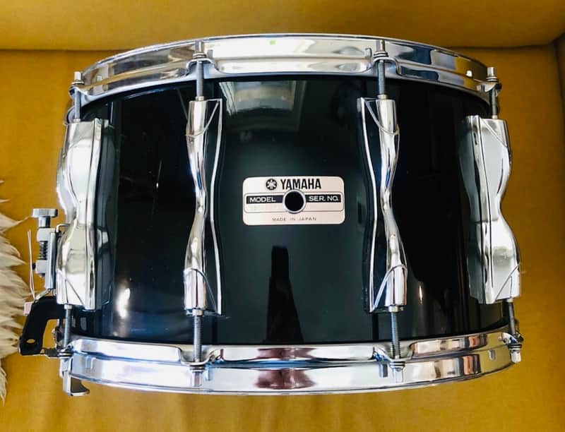 YAMAHA 14x8 Recording Custom Snare Drum SD980RP Piano Black image 1