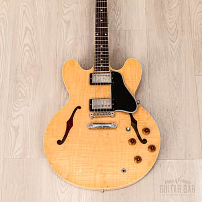 2005 Gibson Memphis ES-335 Dot Antique Natural, 100% Original & Near Mint w/ 57 Classic PAFs, Case image 2