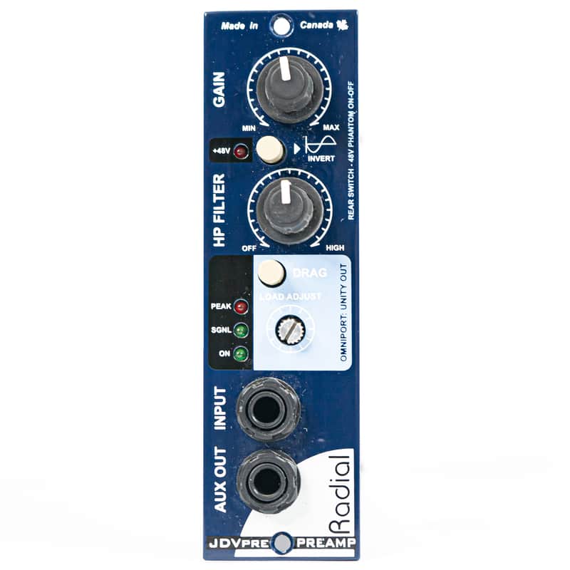 Radial JDV-Pre 500 Series Mic Instrument Pre Module image 1