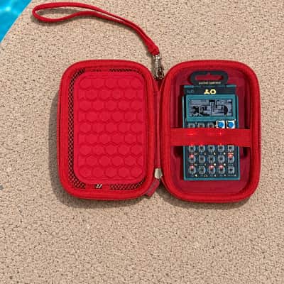 BRAND NEW Teenage Engineering Pocket Operator Hard Shell (EVA) Travel Case - Pulse Red (Case Only) image 7