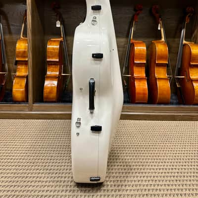 Accord 'Ultralight Series' 4/4 High Gloss White Cello Case w/ Fiedler Backpack System image 3