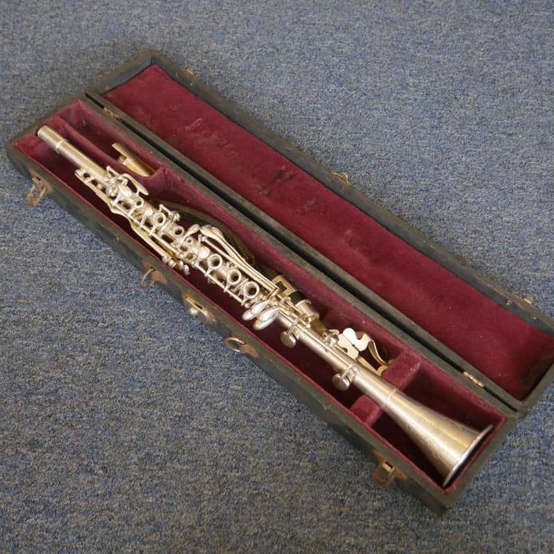Victory Metal Clarinet, Silver, Vintage image 1