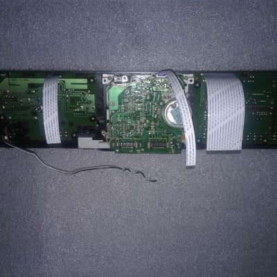 Sony TC-K215 2-motor deck's original assembled front panel & motors mechanism ALL parts from a working deck (selling as part due to a missing belt in mechanism) image 4