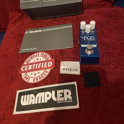 (Mint Condition) Wampler Mini Ego Compressor 2010s - Blue (Boxed With Extras) image 1
