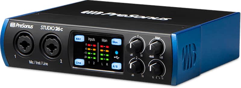 PreSonus STUDIO26C USB-C Audio Interface with StudioOne Artist Software image 1