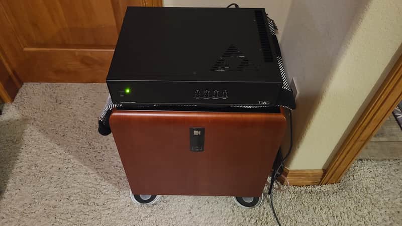 KEF PSW4000 subwoofer with Triad Gold amplifier 12 inch woofery image 1
