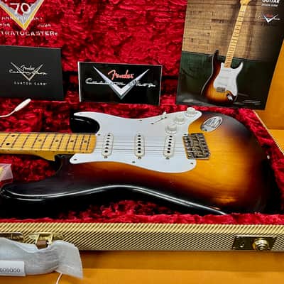 Fender 1954 Fender Stratocaster 70th Anniversary Limited Edition Journeyman Relic Greg Fessler Masterbuilt 2025 - Journey Relic Sunburst image 12