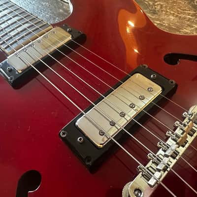 Epiphone 2001 Riviera Electric Guitar Cherry Finish Peerless Factory Korea w/ OHSC image 16