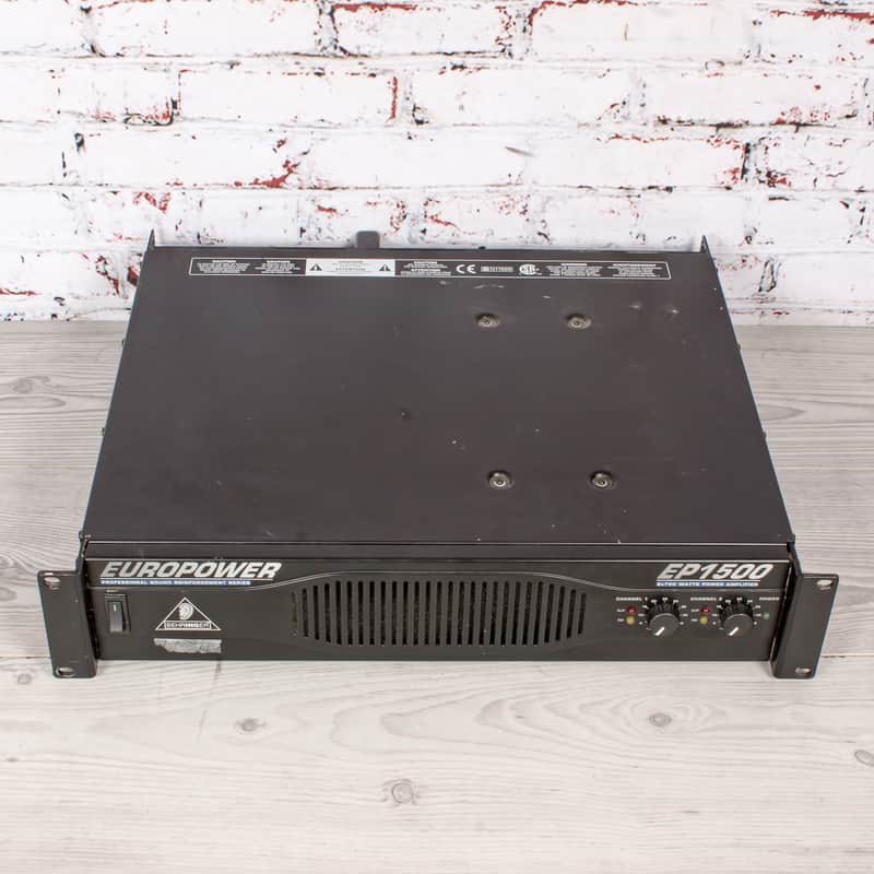 Behringer - EP1500 Europower - Rackmount Power Amplifier - | Reverb