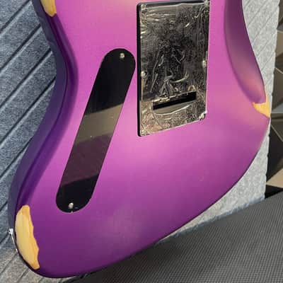 SBS Steve Brown Sound Guitars VS200 Includes Our FretWerx In USA Fret Dress and Setup! Purple Metallic image 11