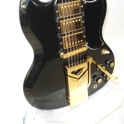 2014 Gibson SGS3 with Sideways Vibrola LTD Electric Guitar, Ebony w/ Case image 4