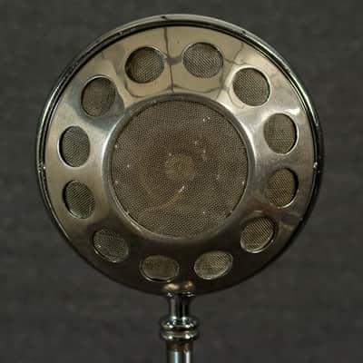 Vintage 1930's Western Electric 600a Carbon Mic with stand and covers - fully restored and working! image 3