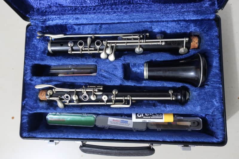 Vintage 1930s Buffet Crampon & Cie Clarinet Buffet LP Low E Made In Paris France Straight Clarinet Straight Wood Original Case image 1