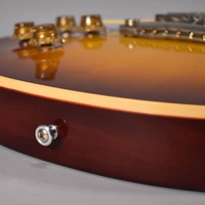 1958 Gibson Les Paul Standard Reissue Iced Tea Burst Finish Lefty Left Handed W/OHSC image 11