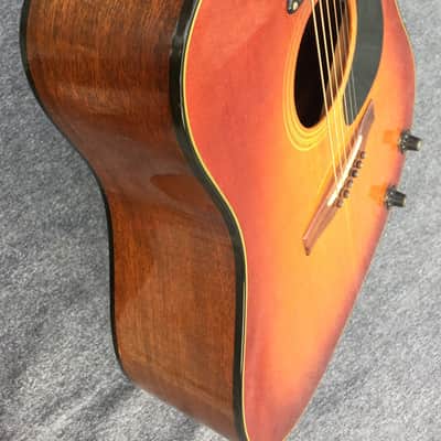 Gibson J-160E 1973 Cherry Sunburst mini P90 pickup image 14