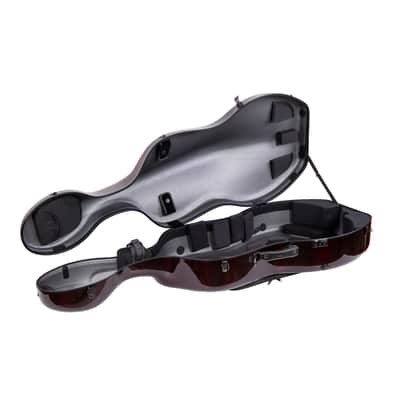 Crossrock 100% Carbon Fiber Case fits 4/4 Full-Size Cello, 7 Lb Lightweight - Red image 5