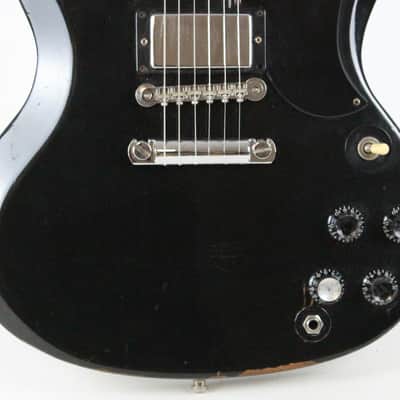 2001 Gibson SG TONY IOMMI Ebony Black in Original Case ~Killer Doom METAL RELIC~ Crosses Black Sabbath Very RARE image 10