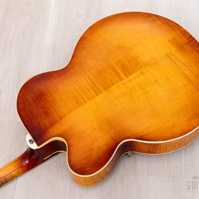 1963 Gibson Super 400C Cutaway Acoustic Archtop Guitar Cherry Sunburst, 100% Original w/ Case image 17