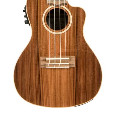 Lanikai All Solid Morado Concert Cutaway A/E Ukulele w/ Kula Preamp (MRS-CEC) image 3