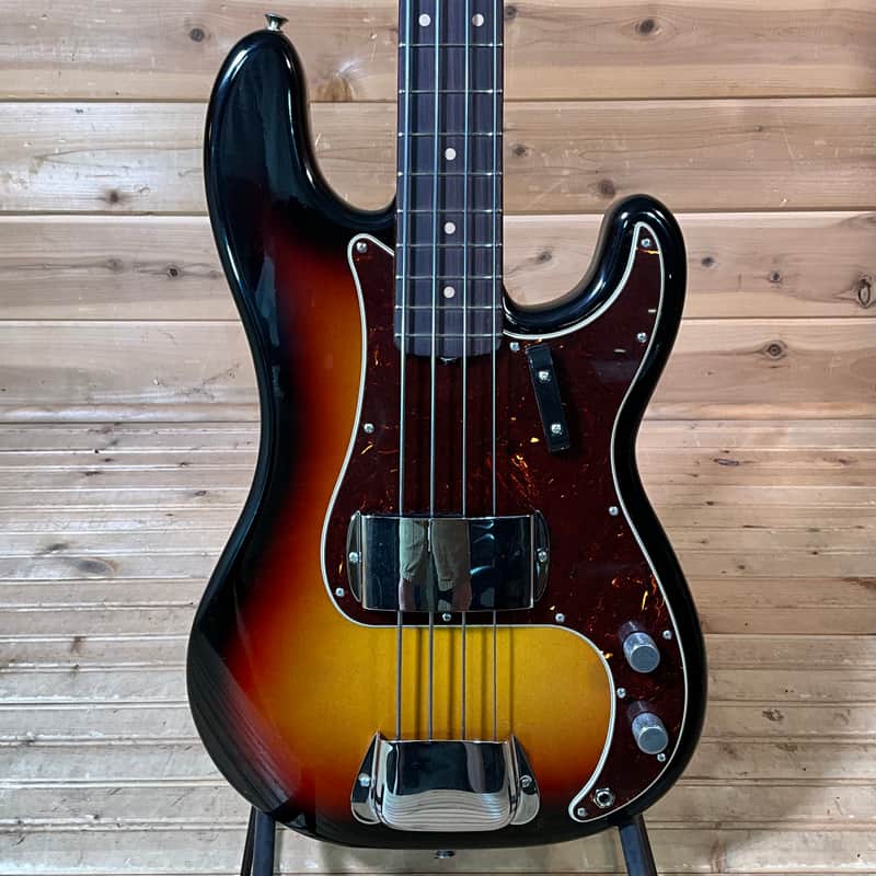 Fender James Jamerson 1962 Precision Electric Bass Guitar - 3-Tone Sunburst image 1