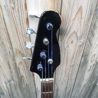 Meazzi Jupiter Vintage Bass Made in Italy 1964 Black image 8