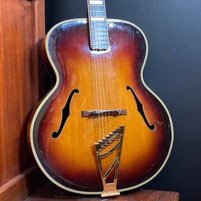 1947 D'Angelico Excel Acoustic Archtop with Original Case - VIDEO DEMO image 2