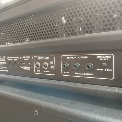 Randall NB King 100 Nuno Bettencourt Signature 2-Channel 100-Watt Tube Guitar Amp Head 2000s - Black with Gold Panel image 5