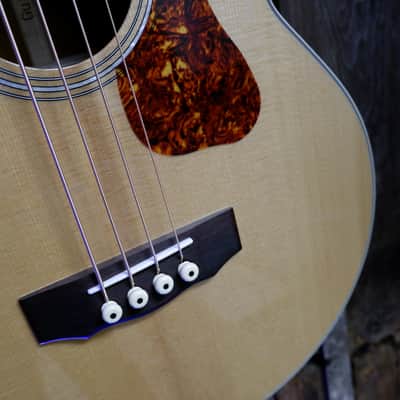 Guild Westerly Collection B-140E Acoustic Bass - Natural with Gig Bag image 8