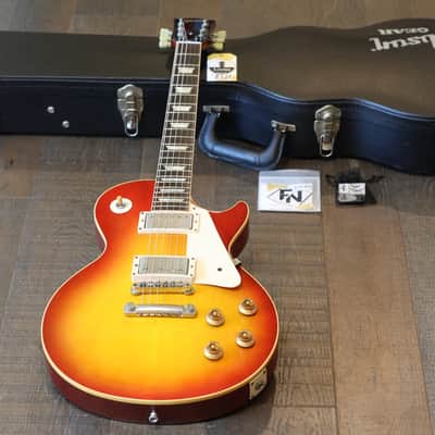 2007 Gibson Custom 1958 Les Paul Standard Reissue Electric Guitar LPR8 Cherry Sunburst + COA & Gibson Case image 1